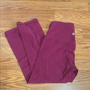 lululemon athletica Burgundy Leggings